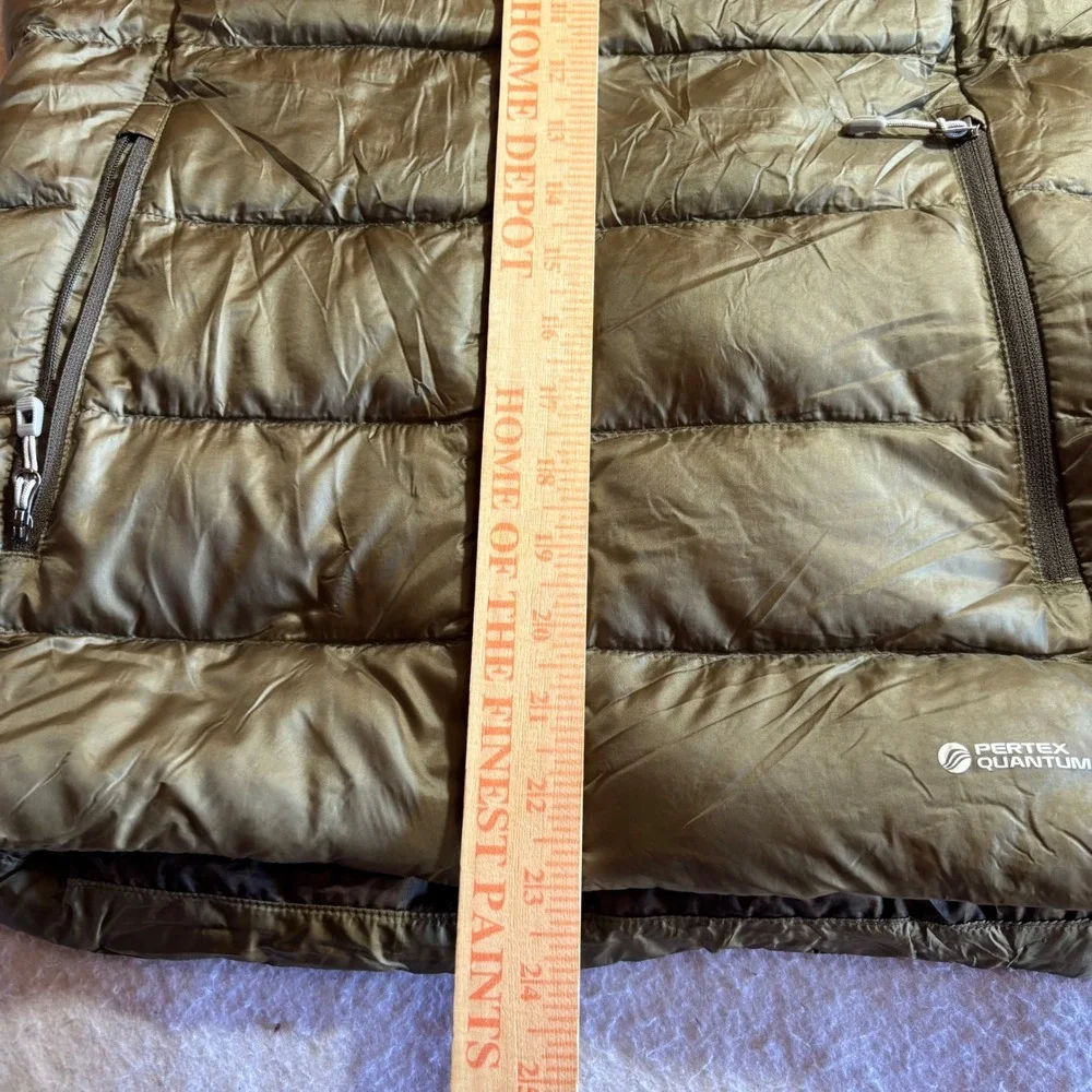REI Co Op Down Puffer Vest Men Size S Green National Park Centennial Lightweight